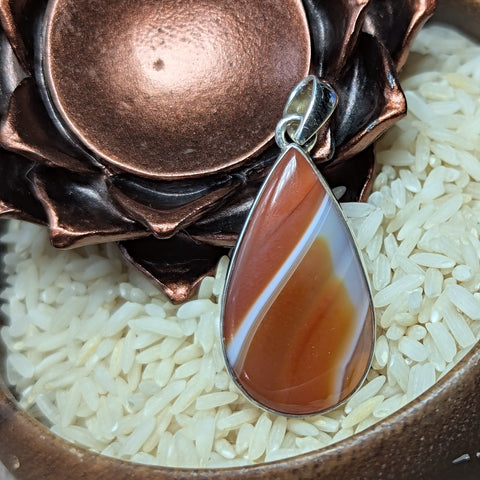 Carnelian Pendant~JSSCARN2