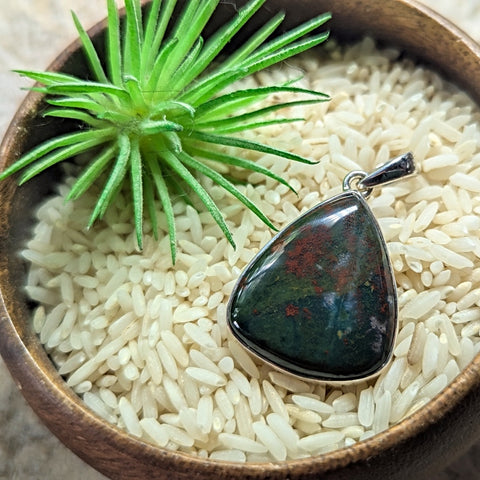 Bloodstone Pendant~JSSBLOOD