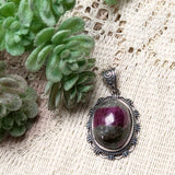 Ruby in Zoisite "Pendant~JSSRBYZ3