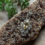 Citrine Pendant~JSSCITP1