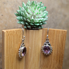 Amethyst Earrings~JSSAMEE1