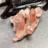 Red Hematoid Quartz Cluster~CRRHQM19