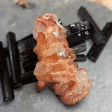 Red Hematoid Quartz Cluster~CRRHQM22