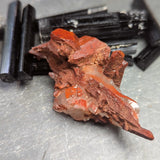 Red Hematoid Quartz Cluster~CRRHQM24