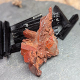 Red Hematoid Quartz Cluster~CRRHQM24