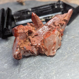 Red Hematoid Quartz Cluster~CRRHQM24