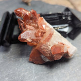 Red Hematoid Quartz Cluster~CRRHQM25