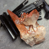 Red Hematoid Quartz Cluster~CRRHQM27