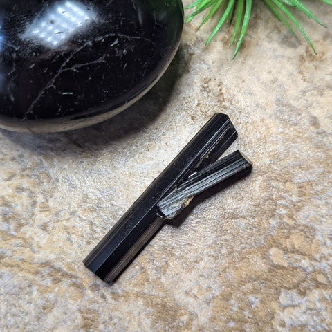 Black Tourmaline HG Crystal~CRHGB13A