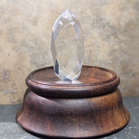 Quartz Faceted Standing Gem Crystal ~CRQTZSG1