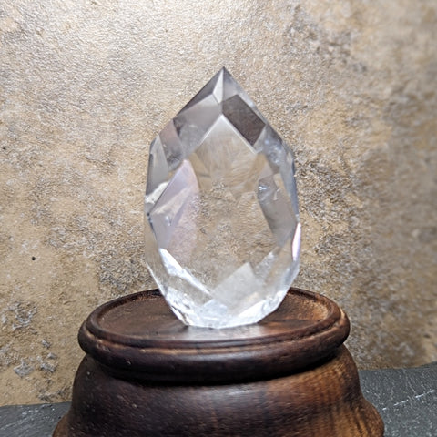 Quartz Faceted Standing Gem Crystal ~CRQTZSG2