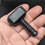 Black Obsidian Thor's Hammer Carving~CROTHORH