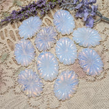 Opalite Flower Carving~CROPALFL