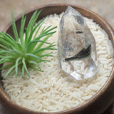 Lodolite Quartz Faceted Standing Gem ~CRLQFSG1