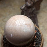 Peach Moonstone Sphere~CRPEACHM