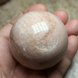 Peach Moonstone Sphere~CRPEACHM