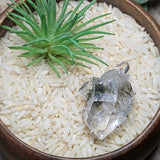 Epidote in Quartz Pendant~JSSEQP01
