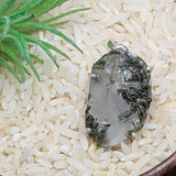 Epidote in Quartz Pendant~JSSEQP02