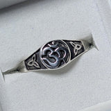 Sanskrit Om Ring #11~JSSR1SOM