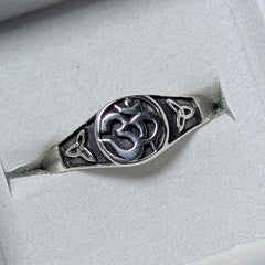 Sanskrit Om Ring #6~JSSR1SOM