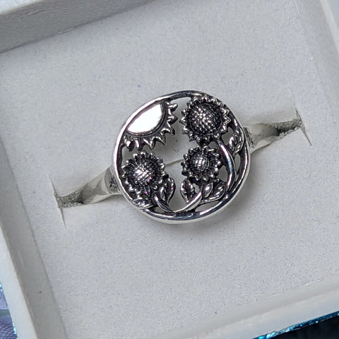 Summer Sunflowers Ring #10~JSSR1SSF
