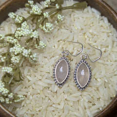 Rose Quartz Earrings~JSSRQEAR