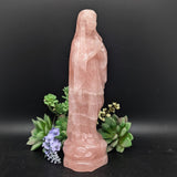 Rose Quartz Mother Mary Carving~CRRQMMARY