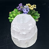 Selenite Tea Light Candle Holder~CRSCNDLE