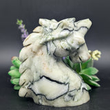 Serpentine in Marble Unicorn~CRSPMBUN