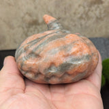 Marble Jack-O-Lantern Pumpkin~CRMJOLP1