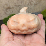 Marble Jack-O-Lantern Pumpkin~CRMJOLP2