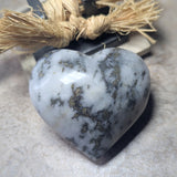 Pyrite in Quartz Heart~CRPYRQH2