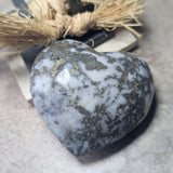 Pyrite in Quartz Heart~CRPYRQH3