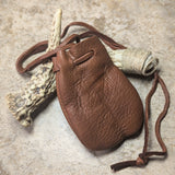 Leather Medicine Bag~Brown~RITLMBBN
