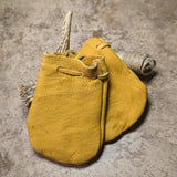 Leather Medicine Bag~Mustard~RITLMBMT
