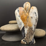 Volcanic Agate Angel carving~CRVAGANG