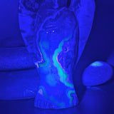 Volcanic Agate Angel carving~CRVAGANG