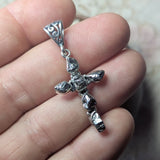 Meteorite Cross Pendant~JSSMETP1