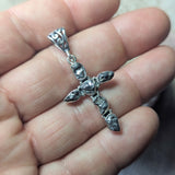 Meteorite Cross Pendant~JSSMETP2