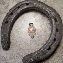Graveyard Point Plume Agate Pendant~JSSGPPA1
