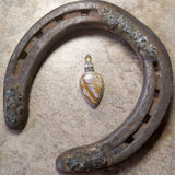 Graveyard Point Plume Agate Pendant~JSSGPPA2
