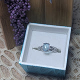 Aquamarine Ring~JSTAQR06