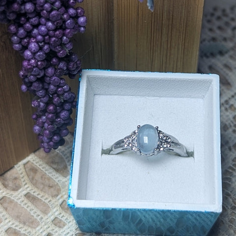 Aquamarine Ring~JSTAQR10