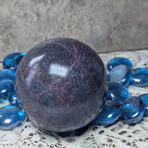 Ruby & Kyanite Sphere~CRRBKYS5