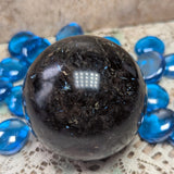 Garnet in Arfvedsonite Sphere~CRARSV03