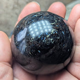 Garnet in Arfvedsonite Sphere~CRARSV03