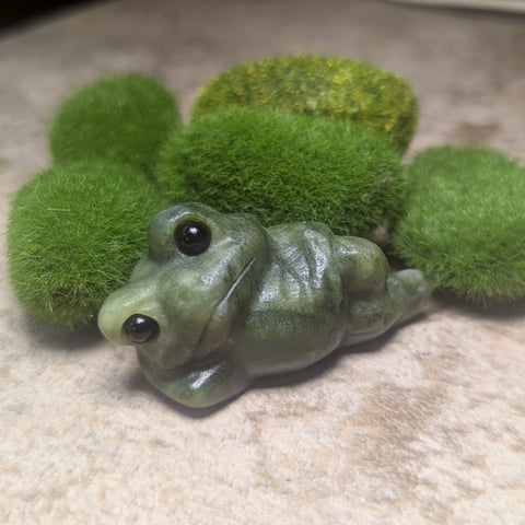 Jade Frog Carving~CRJADEF2