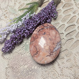 Cotton Candy Agate Palm Stone~CRCCAPS3