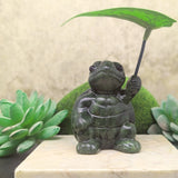 Jade Turtle "Shady" Carving~CRJADET1