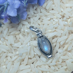 Rainbow Moonstone Mini Locket Pendant~JSSRMLKT
